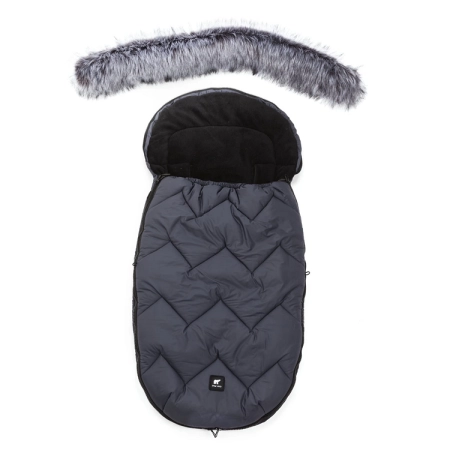 Miu-Mio K2 Anthracite Śpiworek do wózka i na sanki 112 cm